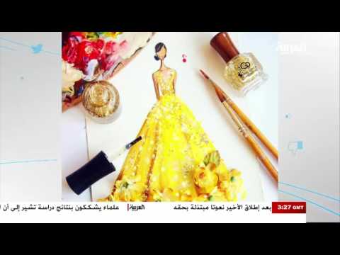 بالفيديو شاهد فنانة سنغافورية تستخدم طلاء الأظافر لتصميم لوحات فنية