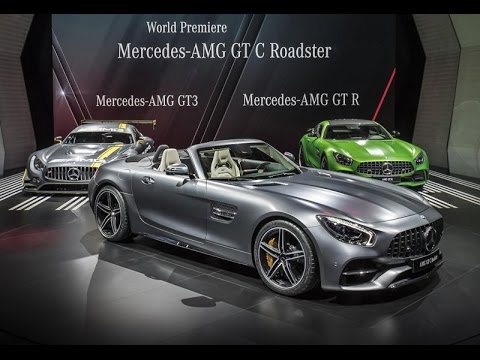 بالفيديو مرسيدس تطلق سيارتي amg gt المكشوفتين