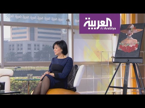 مذيعا صباح العربية يحاورا فنانة فلسطينية صماء