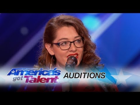 شاهد فتاة صماء تفاجئ الجميع بصوتها في americas got talent