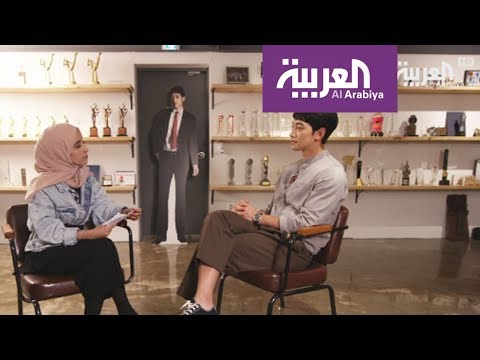 شاهد  لقاء مع الفنان الكوري الجنوبي rain