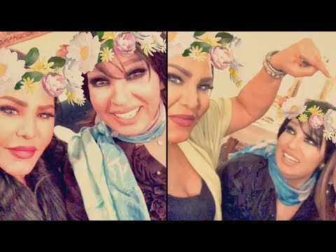 شاهد أحلام تحتفل بعيد ميلاد الفنانة أنغام بحضور فيفي عبده