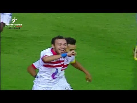 شاهد  أوباما يحرز الهدف الأول لفريق الزمالك أمام الاسماعيلي