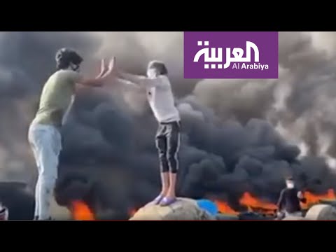 شاهد لقطات طريفة في تظاهرات العراق اليوم