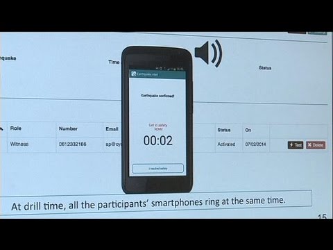 بالفيديو تطبيق جديد ينذر بحدوث الزلزال قبل وقوعه