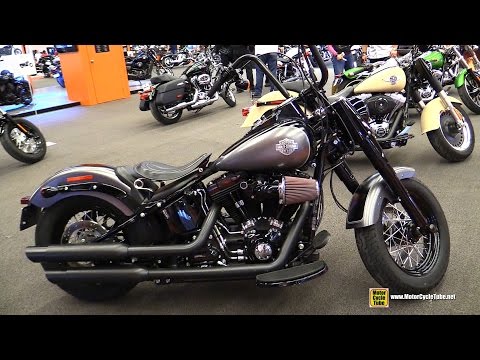 شاهد الدراجة الأشهر عالميًّا 2015 harleydavidson softail slim