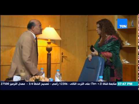 شاهد بالفيديو فيفي عبده تقتحم مكتب زوجها