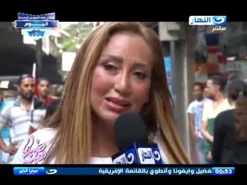 شاهد رسالة ريهام سعيد للسيسي ومحلب والشعب المصري