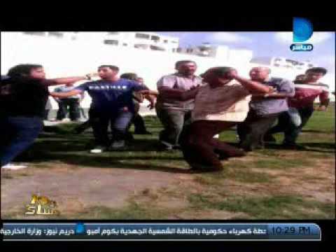 بالفيديو مدير مدرسة يعتدي على مدرس