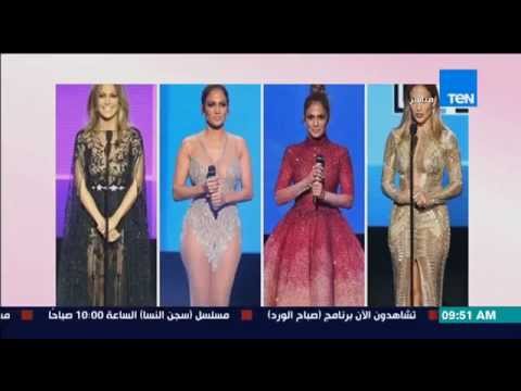 شاهد بالفيديو النجمة جينيفر لوبيز تتألق بـ9 فساتين