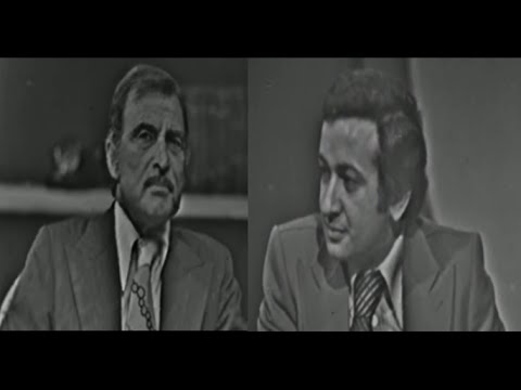 شاهد لقاء نادر يجمع بين أحمد مظهر ونور الشريف