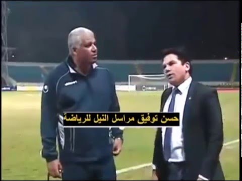 مراسل قناة النيل خلف الكاميرا